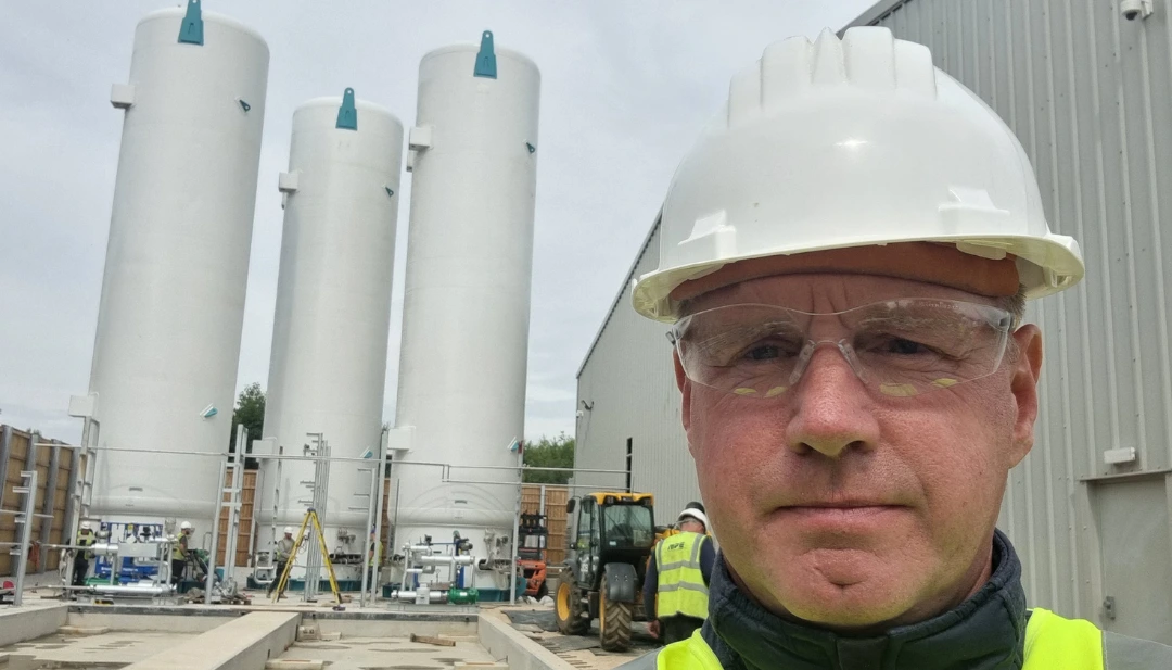 Thomas working for Nordbex in Landmark in UK