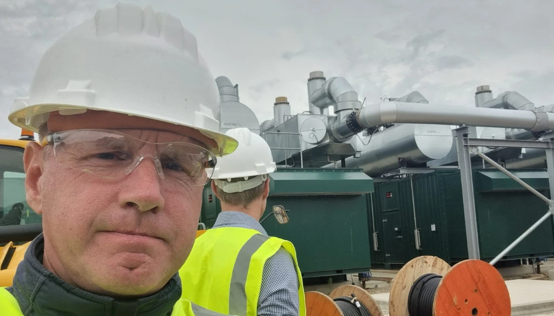 Thomas working for Nordbex in Landmark